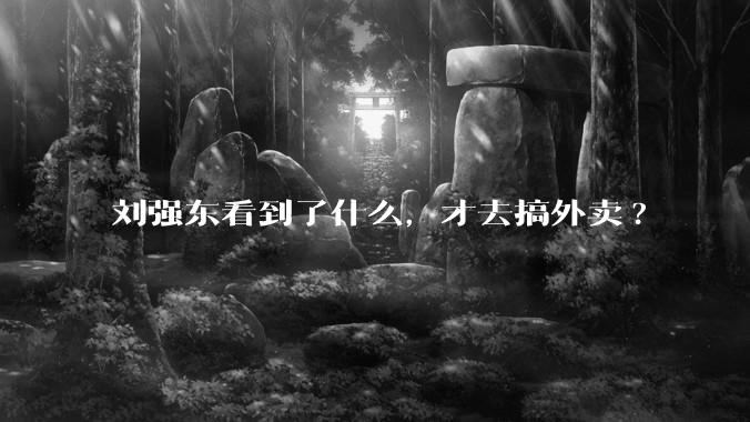 刘强东看到了什么，才去搞外卖?