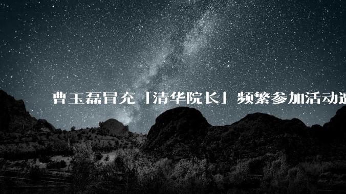 曹玉磊冒充「清华院长」频繁参加活动遭官方打***，他为何能堂而皇之以***身份开展活动？其将受到哪些处罚？