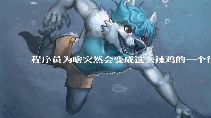 程序员为啥突然会变成这么辣鸡的一个行业？